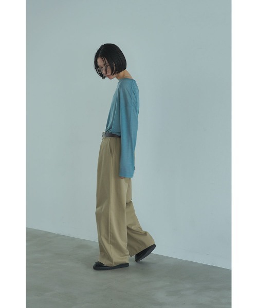 marjour(マージュール)の「CHIC CHINO PANTS(チノパンツ・レディース・ベージュ/ブラウン・M)」の9枚目の写真