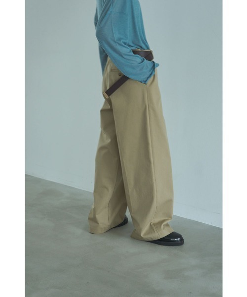 marjour(マージュール)の「CHIC CHINO PANTS(チノパンツ・レディース・ベージュ/ブラウン・M)」の8枚目の写真