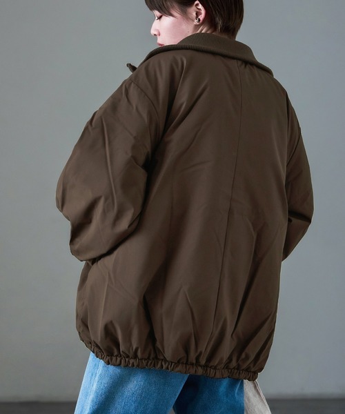 ビッグカラー 中綿バルーンジャケット（ダウンジャケット/コート