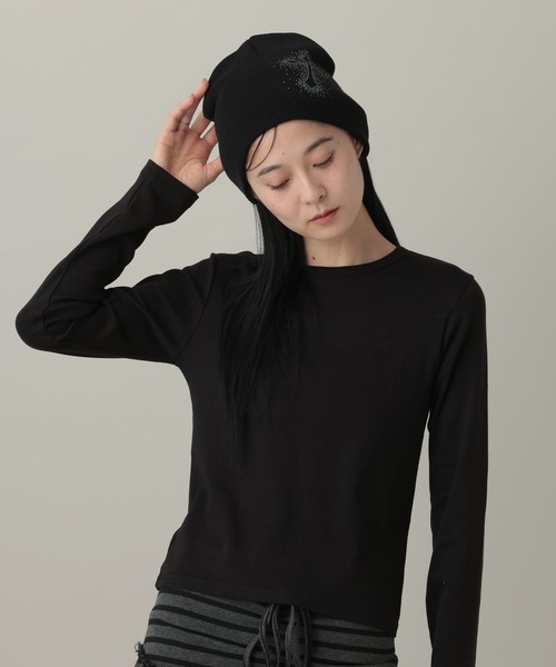 3.3 Field Trip （3.3フィールドトリップ）の「3.3 Field Trip／ストーンクロスビーニー（ニットキャップ/ビーニー・レディース・ブラック/カーキ・FREE）」の15枚目の写真