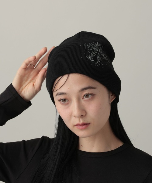 3.3 Field Trip （3.3フィールドトリップ）の「3.3 Field Trip／ストーンクロスビーニー（ニットキャップ/ビーニー・レディース・ブラック/カーキ・FREE）」の16枚目の写真
