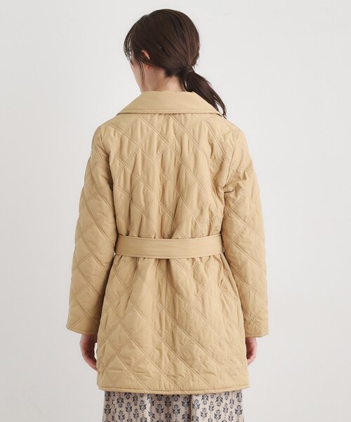 LAURA ASHLEY(ローラアシュレイ)の「シングルブレステッド キルトコート(その他アウター・レディース・ベージュ/ブラック・38/40)」の13枚目の写真