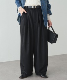 PUAL CE CIN（ピュアルセシン）の「ウール混バルーンスラックスパンツ（スラックス・レディース）」