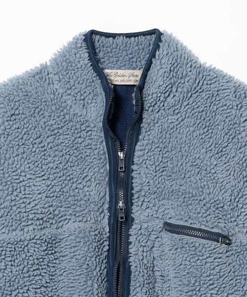 REMI RELIEF(レミレリーフ)の「【別注】REMI RELIEF / Fleece Jacket Boa(ブルゾン・メンズ・ブルー/レッド/ブラック・X-LARGE/LARGE/MEDIUM/SMALL)」の13枚目の写真