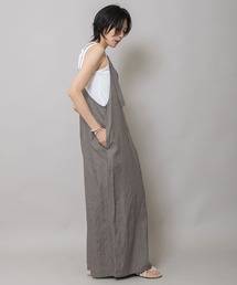 Munich（ミューニック）の「6.5ozスラブデニムフレアサロペット（サロペット/オーバーオール）」