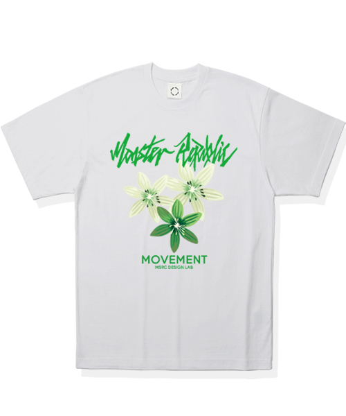 MONSTER REPUBLIC(モンスターリパブリック)の「スウィートフラワーミックスグリーンTシャツホワイト(Tシャツ/カットソー・レディース・その他・MEDIUM/SMALL/X-LARGE/LARGE)」の1枚目の写真