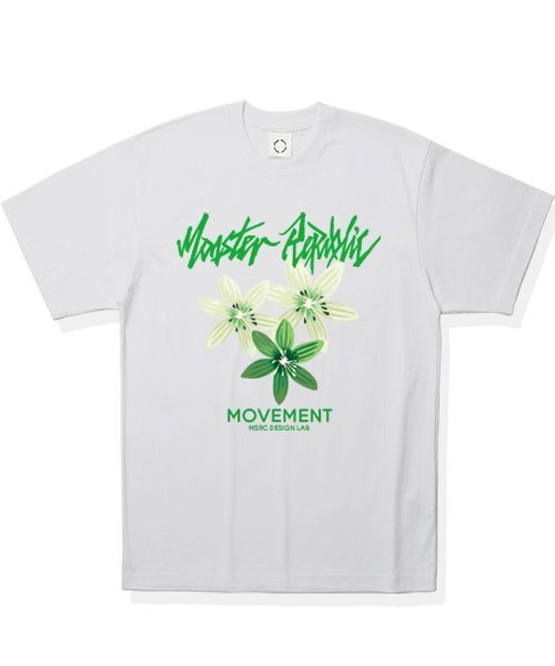 MONSTER REPUBLIC(モンスターリパブリック)の「スウィートフラワーミックスグリーンTシャツホワイト(Tシャツ/カットソー・レディース・その他・MEDIUM/SMALL/X-LARGE/LARGE)」の2枚目の写真
