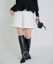 PICCIN PERLA | ツイードキュロットパンツ(その他パンツ)