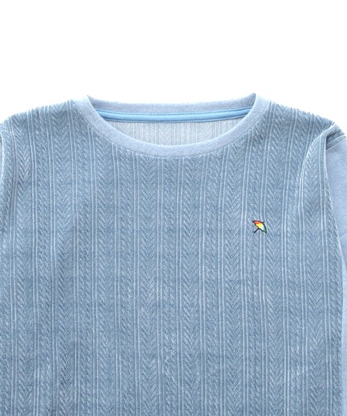 Arnold Palmer(アーノルドパーマー)の「異素材ミックス ドッキング プルオーバー(Tシャツ/カットソー・レディース・ブラック/ライトベージュ/サックスブルー・S/M/L)」の15枚目の写真