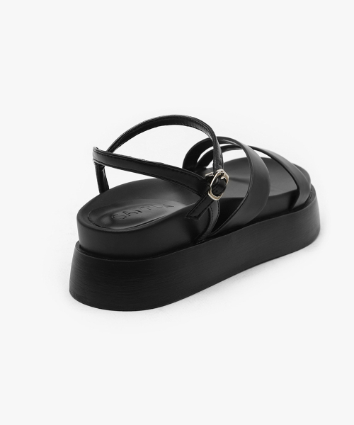 SAPPUN(サプン)の「Sahara ストラップ 厚底 サンダル (5cm)(サンダル・レディース・ブラック/アイボリー・25.5cm/22.5cm/23cm/23.5cm/24cm/24.5cm/25cm)」の6枚目の写真