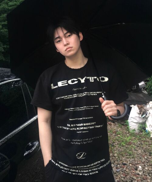 LECYTO（レシト）の「Destroyed Oversized Logo T-Shirt_[Black]（Tシャツ/カットソー・メンズ・その他・FREE）」の6枚目の写真