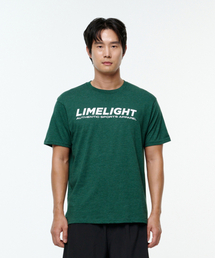 ライムライトTシャツ(グリーンメランジ/ホワイト)