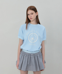 grove（グローブ）の「GROVE MARINE CLUB T-SHIRT (LIGHT BLUE)（Tシャツ/カットソー）」