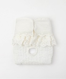 moncheri（モンシェリ）の「コットンレースフリルサニタリーパンツ（その他ペットグッズ）」