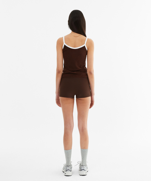 MENASOO(ミナス)の「Terry Color Binding Sleeveless_Brown(Tシャツ/カットソー・レディース・ブラウン・2/1)」の9枚目の写真