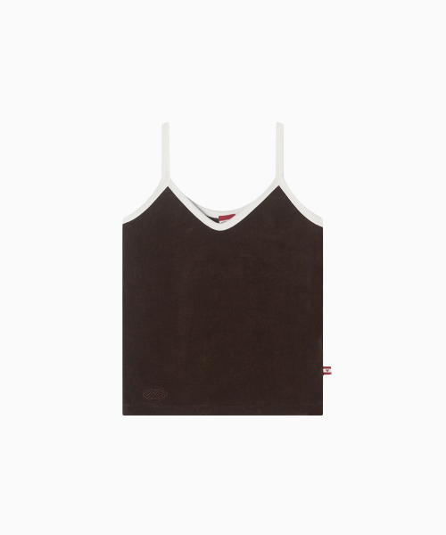 MENASOO(ミナス)の「Terry Color Binding Sleeveless_Brown(Tシャツ/カットソー・レディース・ブラウン・2/1)」の10枚目の写真