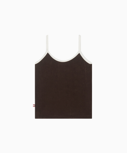MENASOO(ミナス)の「Terry Color Binding Sleeveless_Brown(Tシャツ/カットソー・レディース・ブラウン・2/1)」の11枚目の写真