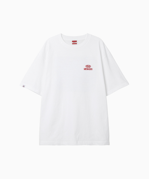 MENASOO（ミナス）の「Squared Hearttrack Graphic T Shirt_White（Tシャツ/カットソー・レディース・ホワイト・1/2/3）」の2枚目の写真