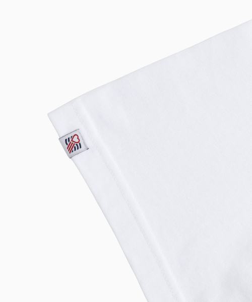 MENASOO（ミナス）の「Squared Hearttrack Graphic T Shirt_White（Tシャツ/カットソー・レディース・ホワイト・1/2/3）」の7枚目の写真