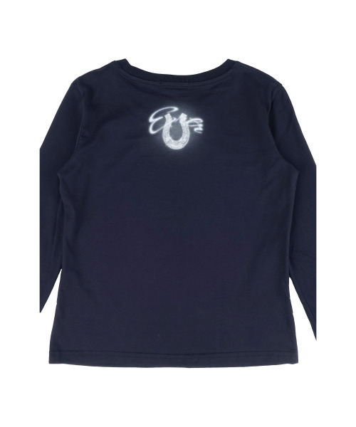 ERTR（イーアールティーアール）の「[ERTR x ニードル]コズミックホース L/S Tシャツ スモールフィット (ネイビー)（Tシャツ/カットソー・メンズ・その他・SMALL）」の3枚目の写真