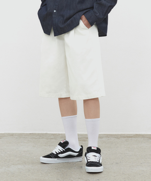 DECET(デケト)の「Cotton 2Pleats Shorts DCPT041Ivory(その他パンツ・レディース・その他・30/26/28)」の8枚目の写真