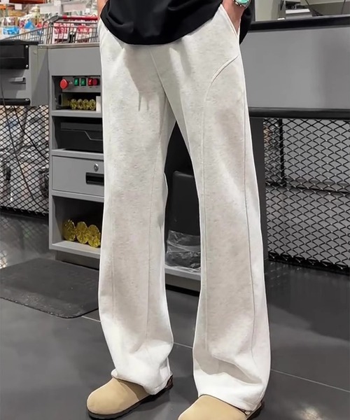 SBG(エスビー)の「SBG セミフレアシルエット スウェットパンツ(スウェットパンツ・メンズ・ライトグレー/ブラック・MEDIUM/LARGE)」の7枚目の写真