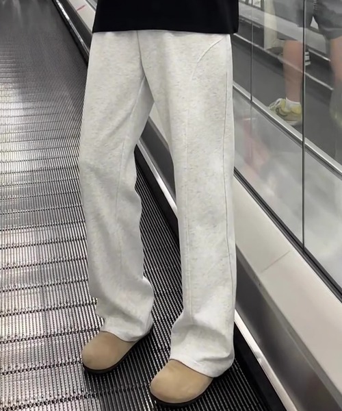 SBG(エスビー)の「SBG セミフレアシルエット スウェットパンツ(スウェットパンツ・メンズ・ライトグレー/ブラック・MEDIUM/LARGE)」の8枚目の写真