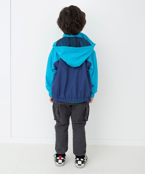 BREEZE（ブリーズ）の「らくらくサイドポケットパンツ_ジュニア対応（カーゴパンツ・キッズ・インディゴブルー/チャコール/レインボー・140/160/110/130/90/120/100/150）」の5枚目の写真