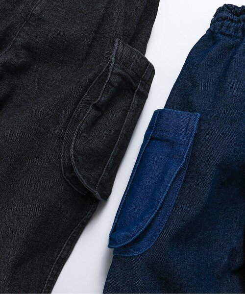 BREEZE（ブリーズ）の「らくらくサイドポケットパンツ_ジュニア対応（カーゴパンツ・キッズ・インディゴブルー/チャコール/レインボー・140/160/110/130/90/120/100/150）」の8枚目の写真