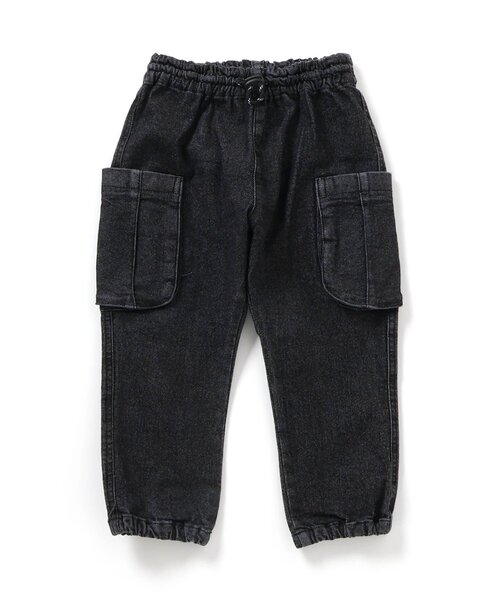 BREEZE（ブリーズ）の「らくらくサイドポケットパンツ_ジュニア対応（カーゴパンツ・キッズ・インディゴブルー/チャコール/レインボー・140/160/110/130/90/120/100/150）」の9枚目の写真