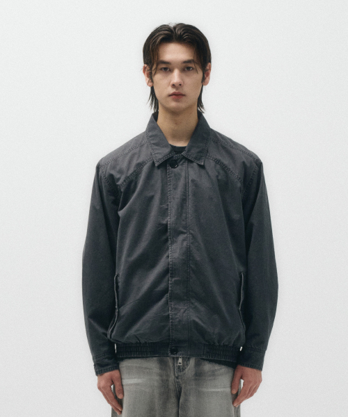 ECORR（エコル）の「コットンヘリングトンブルゾンジャケット_チャコール（ブルゾン・メンズ・その他・2(L)/3(XL)/1(M)）」の5枚目の写真