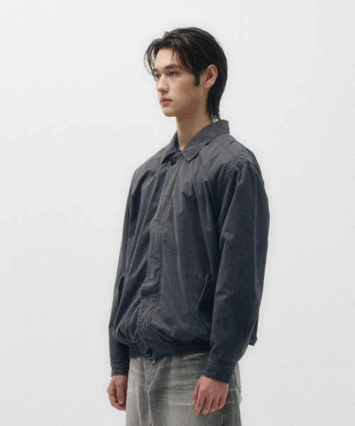 ECORR（エコル）の「コットンヘリングトンブルゾンジャケット_チャコール（ブルゾン・メンズ・その他・2(L)/3(XL)/1(M)）」の4枚目の写真