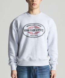 KHAKI GRADO（カーキグラド）の「KAG Classic Logo Sweatshirt (White Melange)（スウェット）」