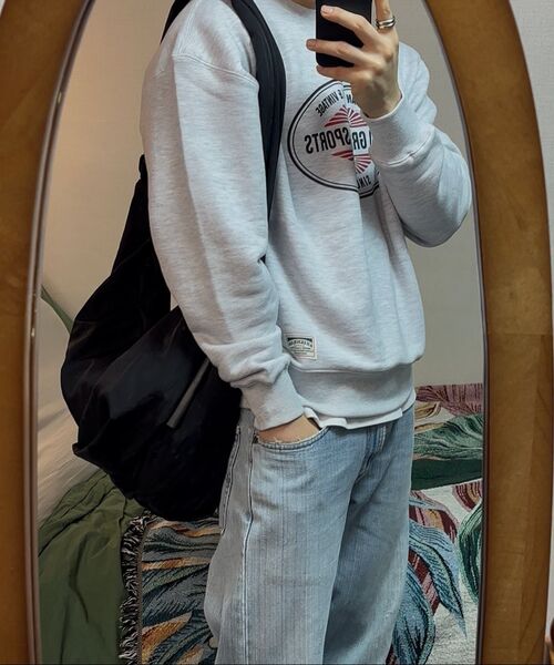 KHAKI GRADO(カーキグラド)の「K.A.G クラシックロゴスウェットシャツ (ホワイトメランジ)(スウェット・メンズ・その他・XX-LARGE/LARGE/X-LARGE)」の8枚目の写真