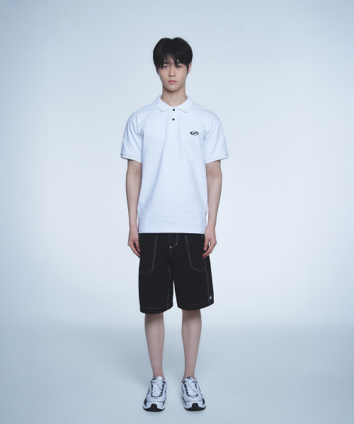 HYUNFIT（ヒョンフィット）の「BASIC COLLAR T-SHIRT-[WHITE]（ポロシャツ・メンズ・その他・MEDIUM/LARGE/X-LARGE）」の2枚目の写真