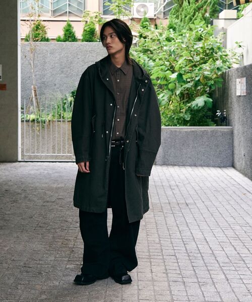 AKECII(アケシ)の「デンゼルサミットカーブドコットンパンツ_ブラック(その他パンツ・メンズ・その他・SMALL/MEDIUM/LARGE)」の10枚目の写真