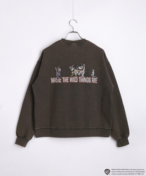 WESTSEA(ウエストシー)の「かいじゅうたちのいるところ / WHERE THE WILD THINGS ARE 裏毛トレーナー 長袖(スウェット・メンズ・ブラック/グレー系その他/ブラック系その他/ベージュ・M/L)」の10枚目の写真