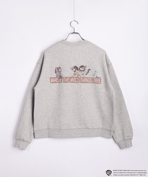WESTSEA(ウエストシー)の「かいじゅうたちのいるところ / WHERE THE WILD THINGS ARE 裏毛トレーナー 長袖(スウェット・メンズ・ブラック/グレー系その他/ブラック系その他/ベージュ・M/L)」の14枚目の写真