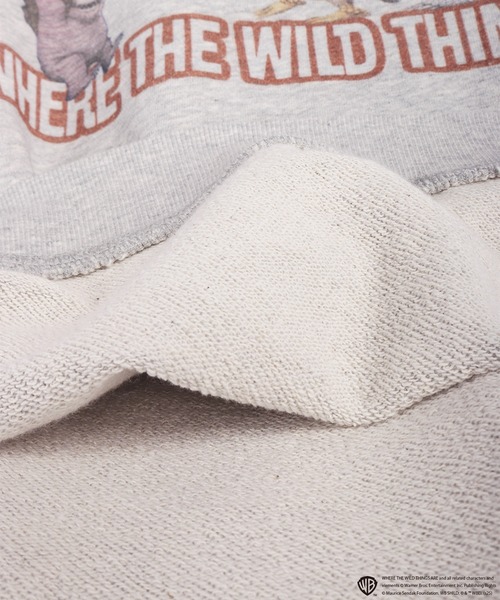 WESTSEA(ウエストシー)の「かいじゅうたちのいるところ / WHERE THE WILD THINGS ARE 裏毛トレーナー 長袖(スウェット・メンズ・ブラック/グレー系その他/ブラック系その他/ベージュ・M/L)」の19枚目の写真