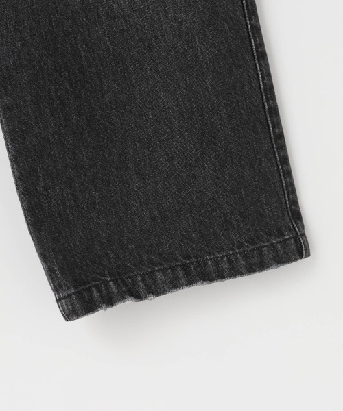 LOWRYS FARM（ローリーズファーム）の「ベルトツキワイドパンツ　607549（デニムパンツ・キッズ・ブルー/ワンウォッシュ/ブラック・140cm/130cm/120cm/110cm/150cm）」の16枚目の写真