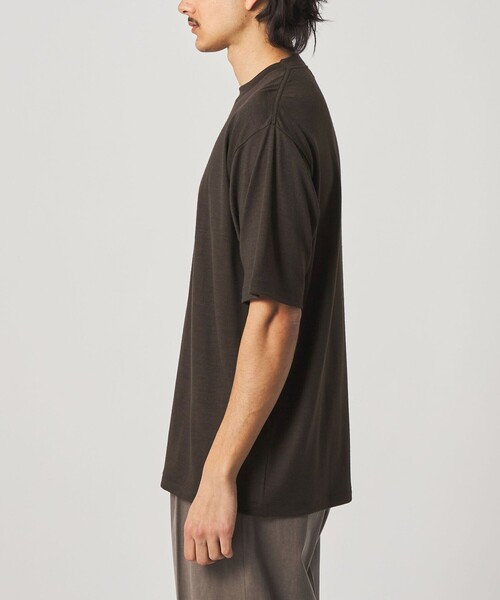 Steven Alan（スティーブンアラン）の「＜Steven Alan＞ メリノウール クルーネック ショートスリーブ Tシャツ（Tシャツ/カットソー・メンズ・オリーブ/ダークブラウン・XL/L/M/S）」の10枚目の写真