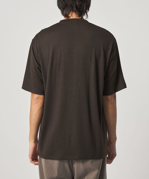 Steven Alan（スティーブンアラン）の「＜Steven Alan＞ メリノウール クルーネック ショートスリーブ Tシャツ（Tシャツ/カットソー・メンズ・オリーブ/ダークブラウン・XL/L/M/S）」の11枚目の写真