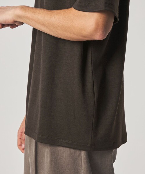 Steven Alan（スティーブンアラン）の「＜Steven Alan＞ メリノウール クルーネック ショートスリーブ Tシャツ（Tシャツ/カットソー・メンズ・オリーブ/ダークブラウン・XL/L/M/S）」の14枚目の写真