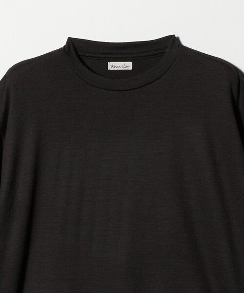 Steven Alan（スティーブンアラン）の「＜Steven Alan＞ メリノウール クルーネック ショートスリーブ Tシャツ（Tシャツ/カットソー・メンズ・オリーブ/ダークブラウン・XL/L/M/S）」の18枚目の写真