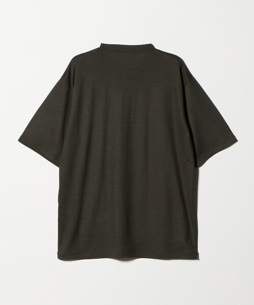 Steven Alan（スティーブンアラン）の「＜Steven Alan＞ メリノウール クルーネック ショートスリーブ Tシャツ（Tシャツ/カットソー・メンズ・オリーブ/ダークブラウン・XL/L/M/S）」の21枚目の写真