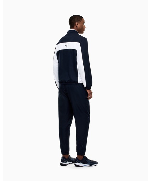 EMPORIO ARMANI EA7(エンポリオアルマーニイーエーセブン)の「【エンポリオ アルマーニ EA7】Tennis Pro トラックスーツ VENTUS7テクニカルファブリック カラーブロック(セットアップ・メンズ・ネイビー・LARGE/MEDIUM/SMALL/X-LARGE/XX-LARGE)」の3枚目の写真