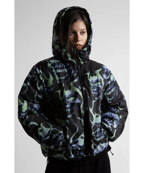 パファージャケット｜SKULL PUFFER JACKET｜WASTED PARIS（ダウン