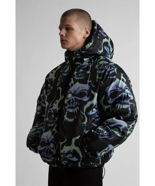 パファージャケット｜SKULL PUFFER JACKET｜WASTED PARIS（ダウン