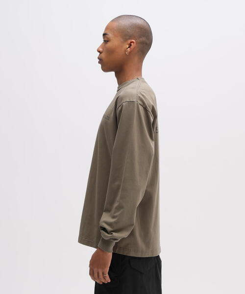 AVIREX(アヴィレックス)の「STENCIL L/S T-SHIRT / ステンシル 長袖Tシャツ / AVIREX / アヴィレックス(Tシャツ/カットソー・メンズ・チャコールグレー/オリーブ系/ナチュラル・XL/M/L/2XL)」の7枚目の写真