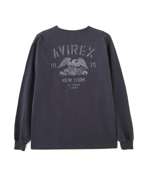 AVIREX(アヴィレックス)の「STENCIL L/S T-SHIRT / ステンシル 長袖Tシャツ / AVIREX / アヴィレックス(Tシャツ/カットソー・メンズ・チャコールグレー/オリーブ系/ナチュラル・XL/M/L/2XL)」の19枚目の写真